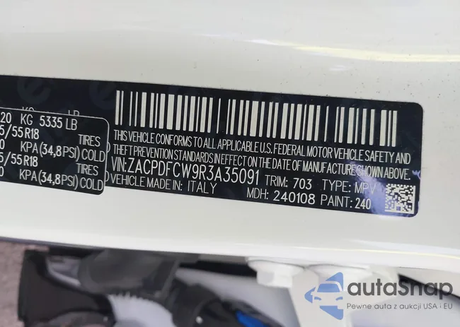 ZACPDFCW9R3A35091: 40194565