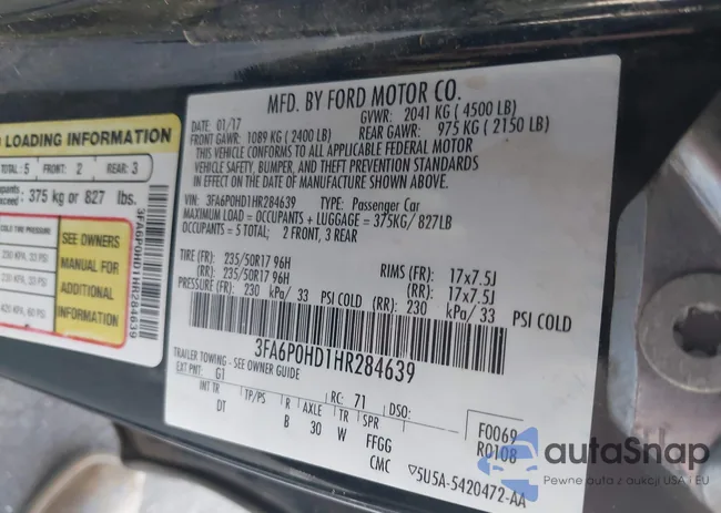 3FA6P0HD1HR284639: 40195560