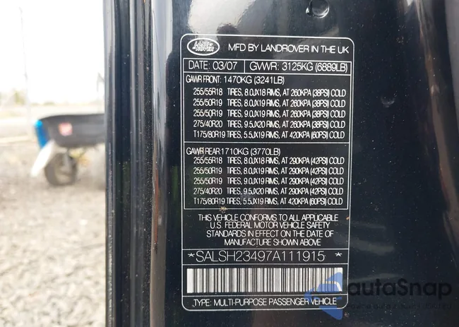 SALSH23497A111915: 40197001