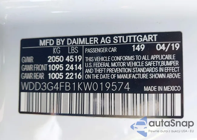 WDD3G4FB1KW019574: 40201852