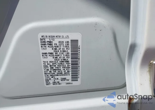 JN8AS5MV4CW390415: 40202608