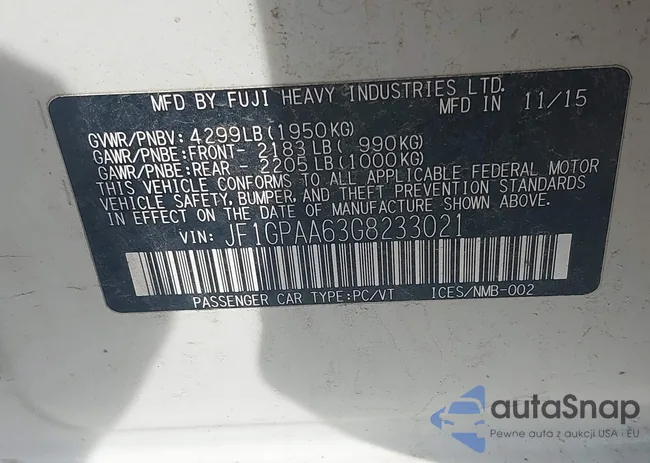 JF1GPAA63G8233021: 40202033