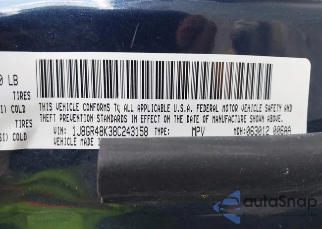 1J8GR48K38C243158: 40203815