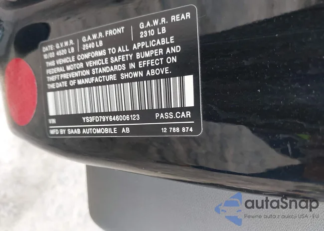 YS3FD79Y646006123: 40204768