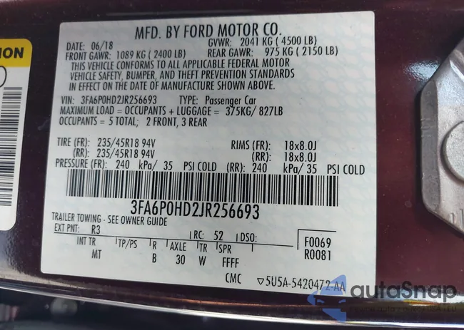 3FA6P0HD2JR256693: 40205791