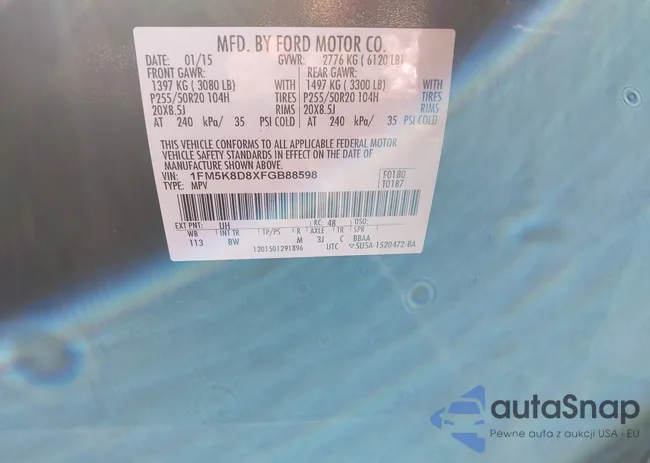 1FM5K8D8XFGB88598: 40206515