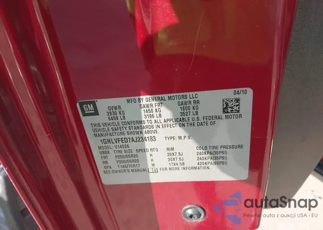 1GNLVFED7AJ234183: 40210097