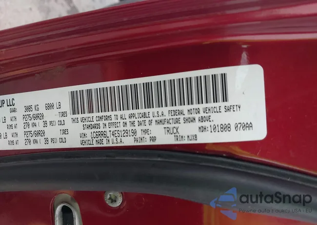 1C6RR6LT4ES129190: 40210157