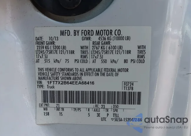 1FT7X2B64EEA68416: 40211518