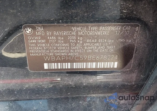 WBAPH7C59BE678224: 40214771