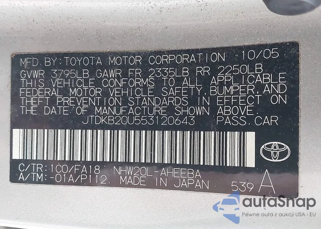 JTDKB20U553120643: 40217863