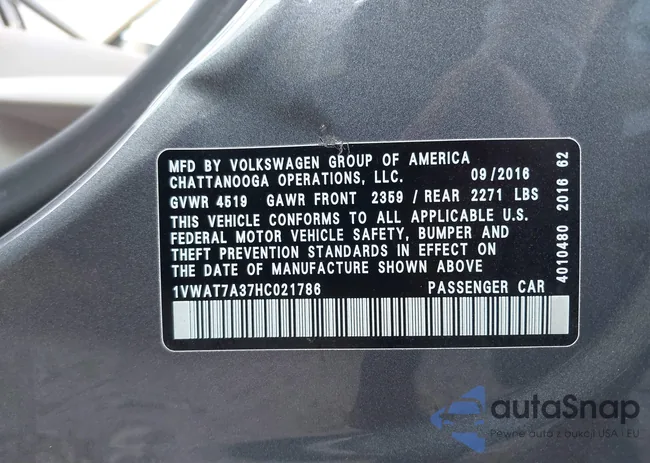 1VWAT7A37HC021786: 40219543