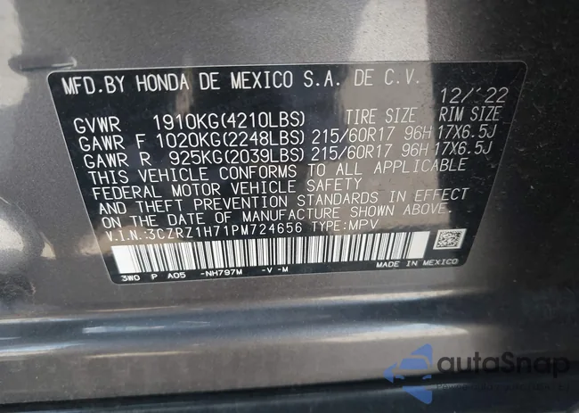 3CZRZ1H71PM724656: 40220975