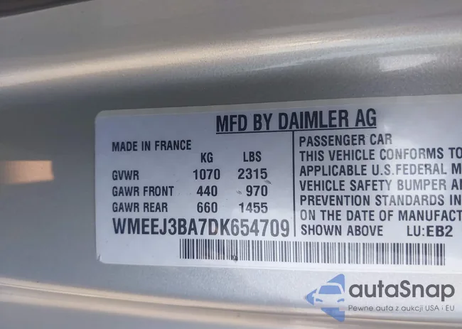 WMEEJ3BA7DK654709: 40223129