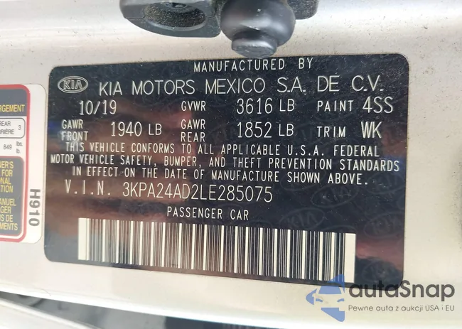 3KPA24AD2LE285075: 40229527