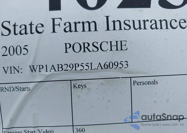 WP1AB29P55LA60953: 40231723