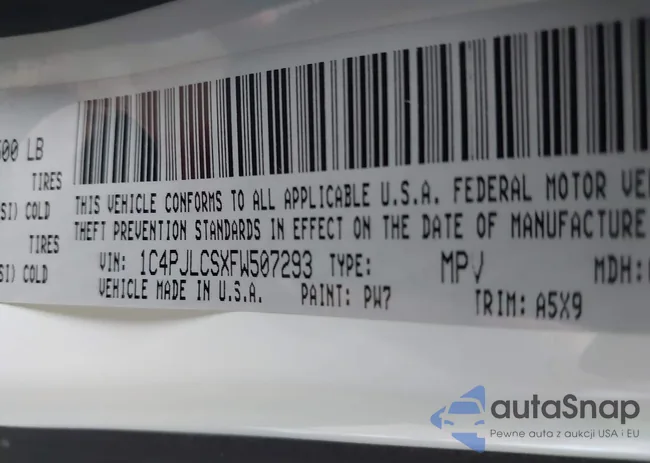 1C4PJLCSXFW507293: 40234592