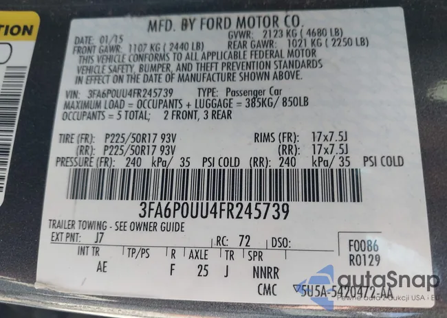 3FA6P0UU4FR245739: 40236583