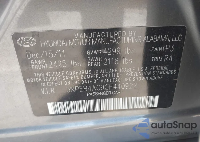 5NPEB4AC9CH440922: 40236657