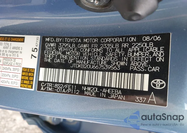 JTDKB20U667539563: 40237821