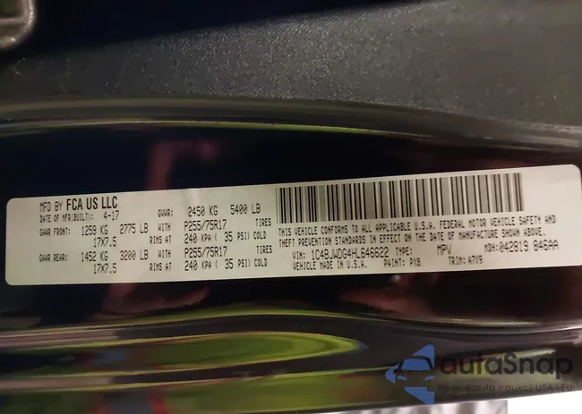 1C4BJWDG4HL646622: 40239406