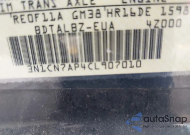 3N1CN7AP4CL907010: 40241052