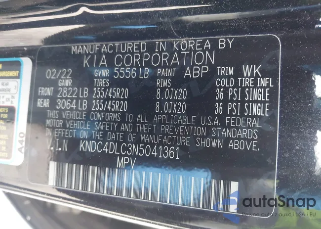 KNDC4DLC3N5041361: 40243363