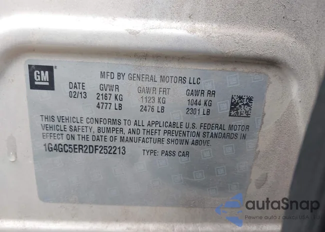 1G4GC5ER2DF252213: 40244426