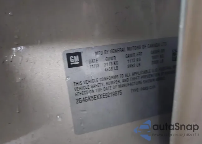 2G4GK5EXXE9219875: 40254072