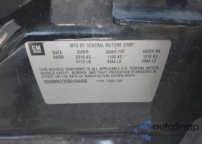 1G6DH577380194435: 40255409