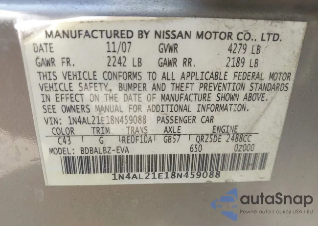 1N4AL21E18N459088: 40256041