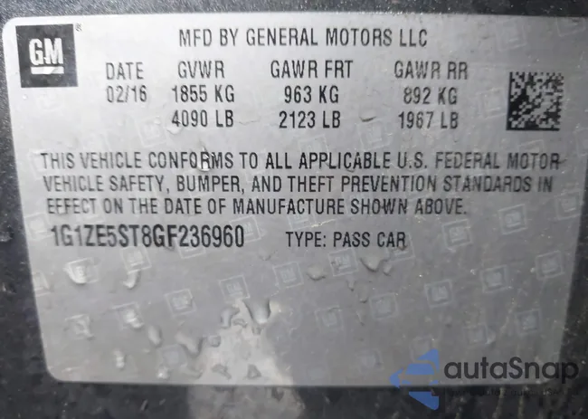 1G1ZE5ST8GF236960: 40259941