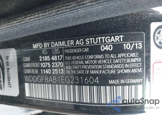 WDDGF8AB1EG231604: 40263190