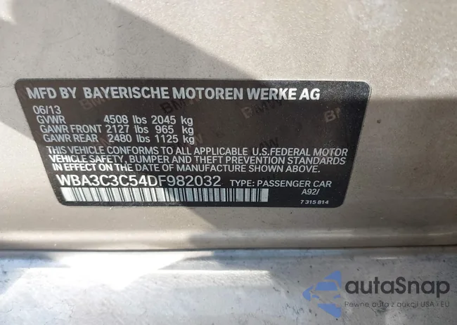 WBA3C3C54DF982032: 40263911