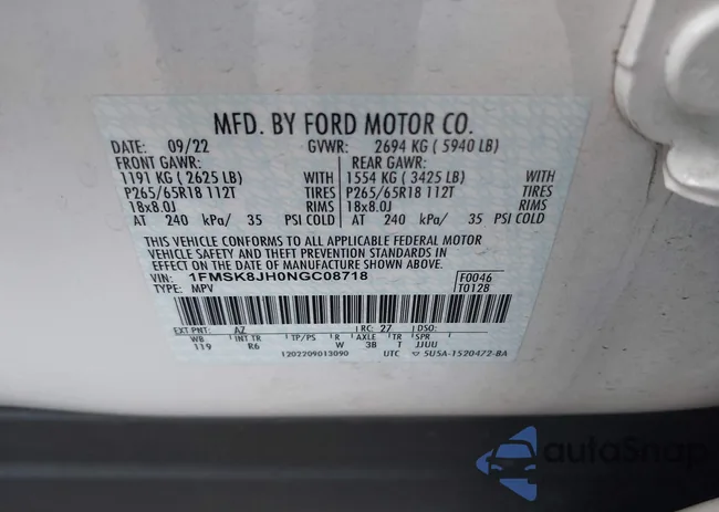 1FMSK8JH0NGC08718: 40268026