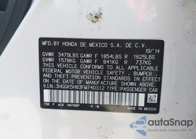 3HGGK5H83FM740312: 40271906