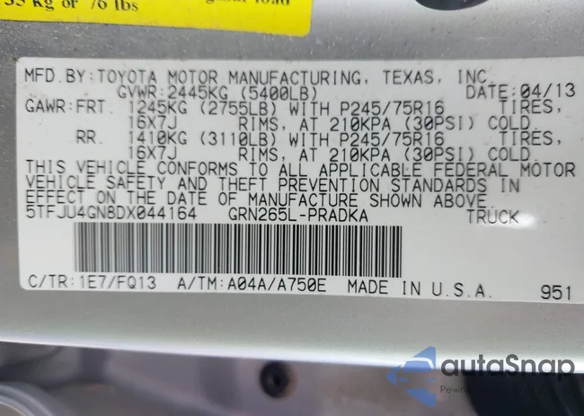 5TFJU4GN8DX044164: 40272797