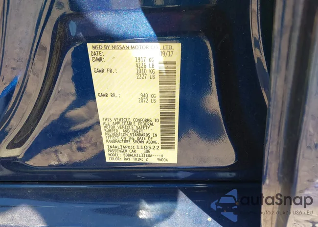 1N4AL3APXJC110522: 40275917