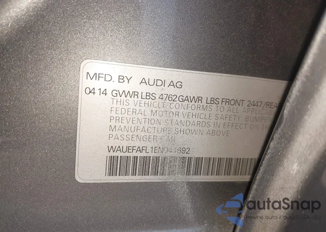 WAUEFAFL1EN041692: 40292165