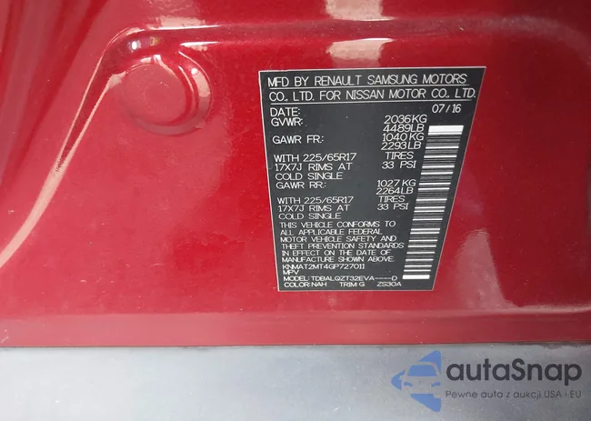 KNMAT2MT4GP727011: 40293899