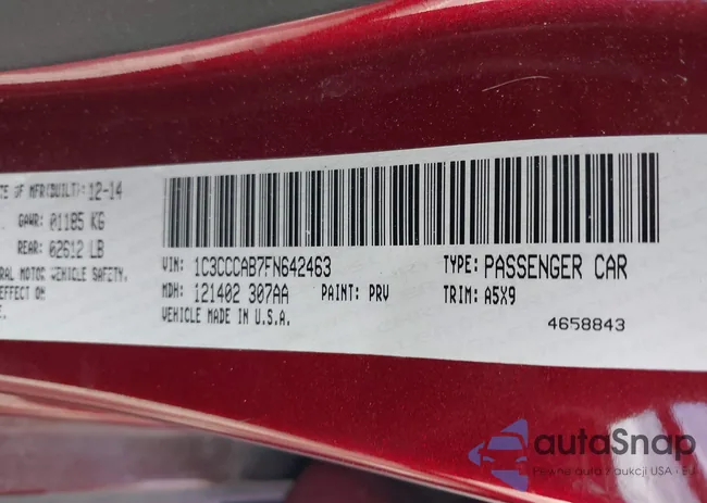 1C3CCCAB7FN642463: 40295869