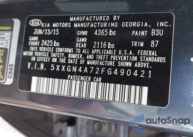 5XXGN4A72FG490421: 40297482