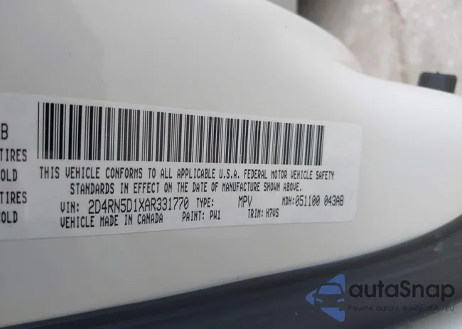 2D4RN5D1XAR331770: 40299276