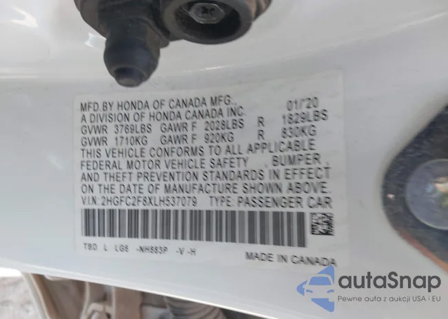 2HGFC2F8XLH537079: 40298794