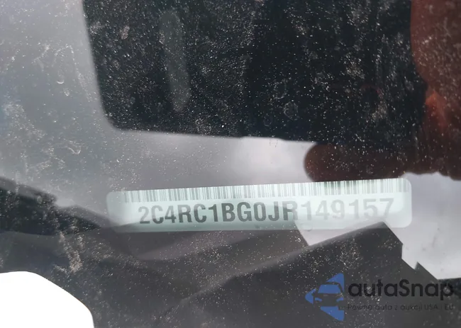 2C4RC1BG0JR149157: 40300800
