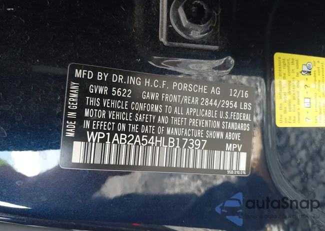 WP1AB2A54HLB17397: 40301873