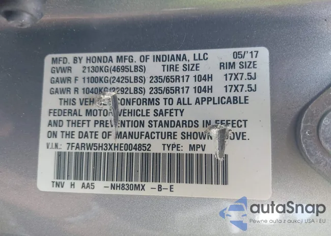 7FARW5H3XHE004852: 40303087