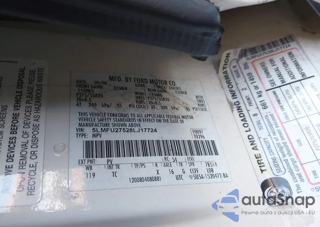 5LMFU27528LJ17724: 40305495