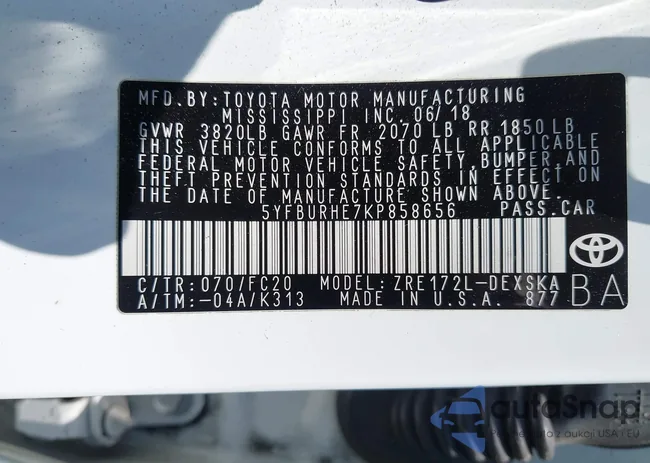 5YFBURHE7KP858656: 40307472