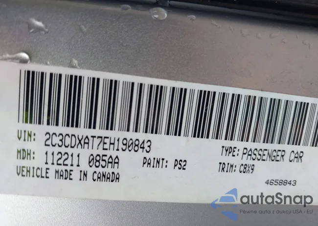 2C3CDXAT7EH190843: 40310354